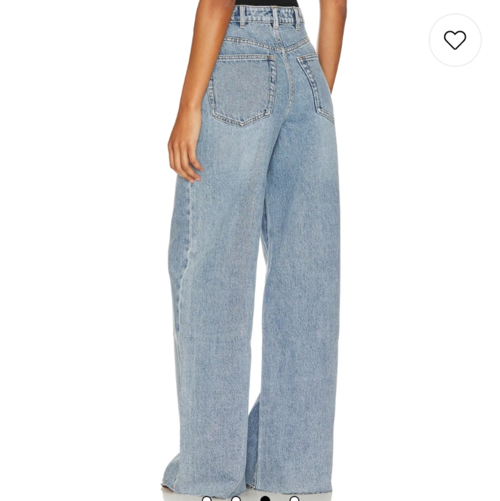 WeWoreWhat Wide Leg Baggy Denim Jeans Size 26 - Picture 7 of 12